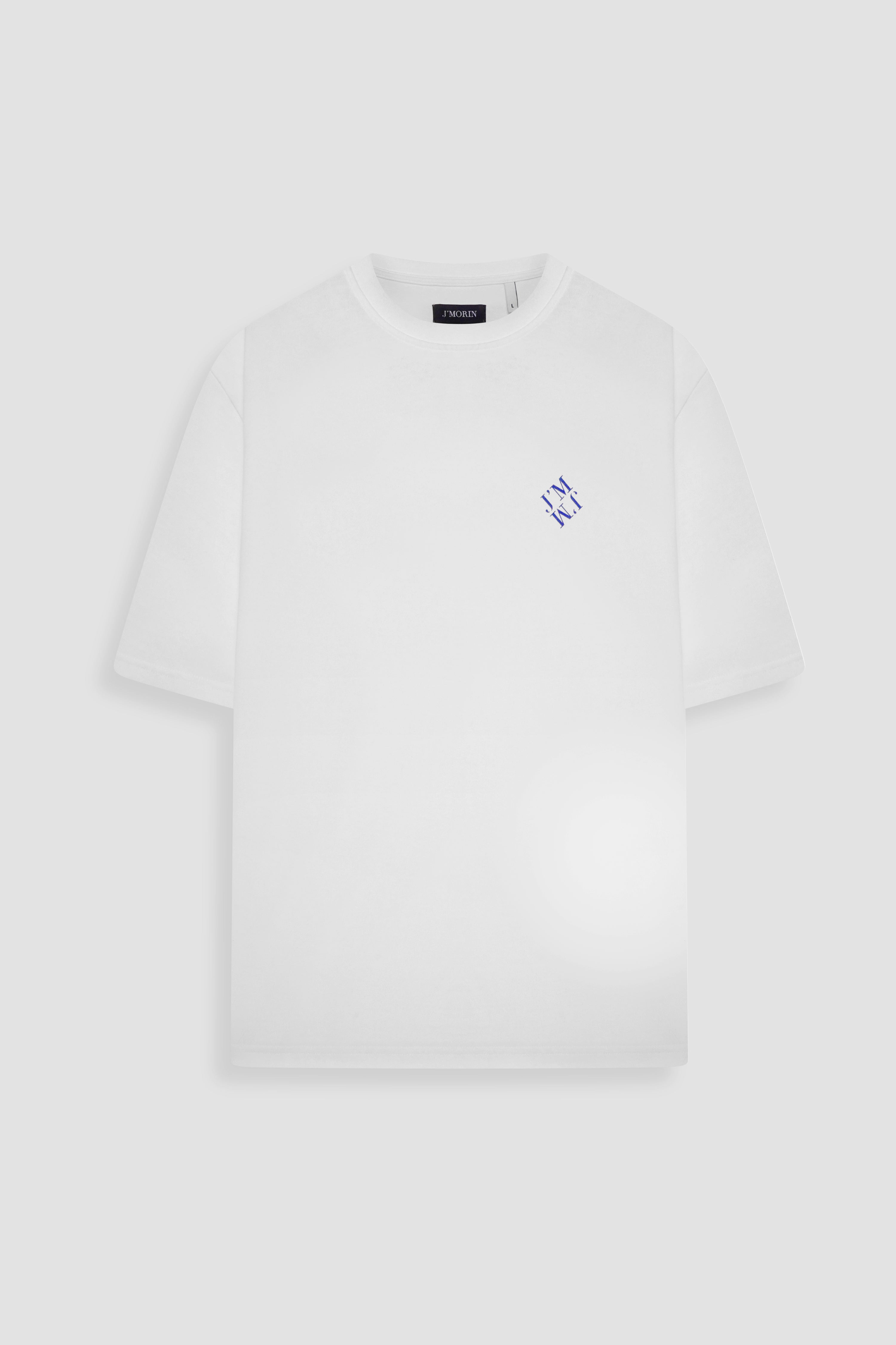 Regular fit t - shirt with Ocean Care illustration print. -WHITE