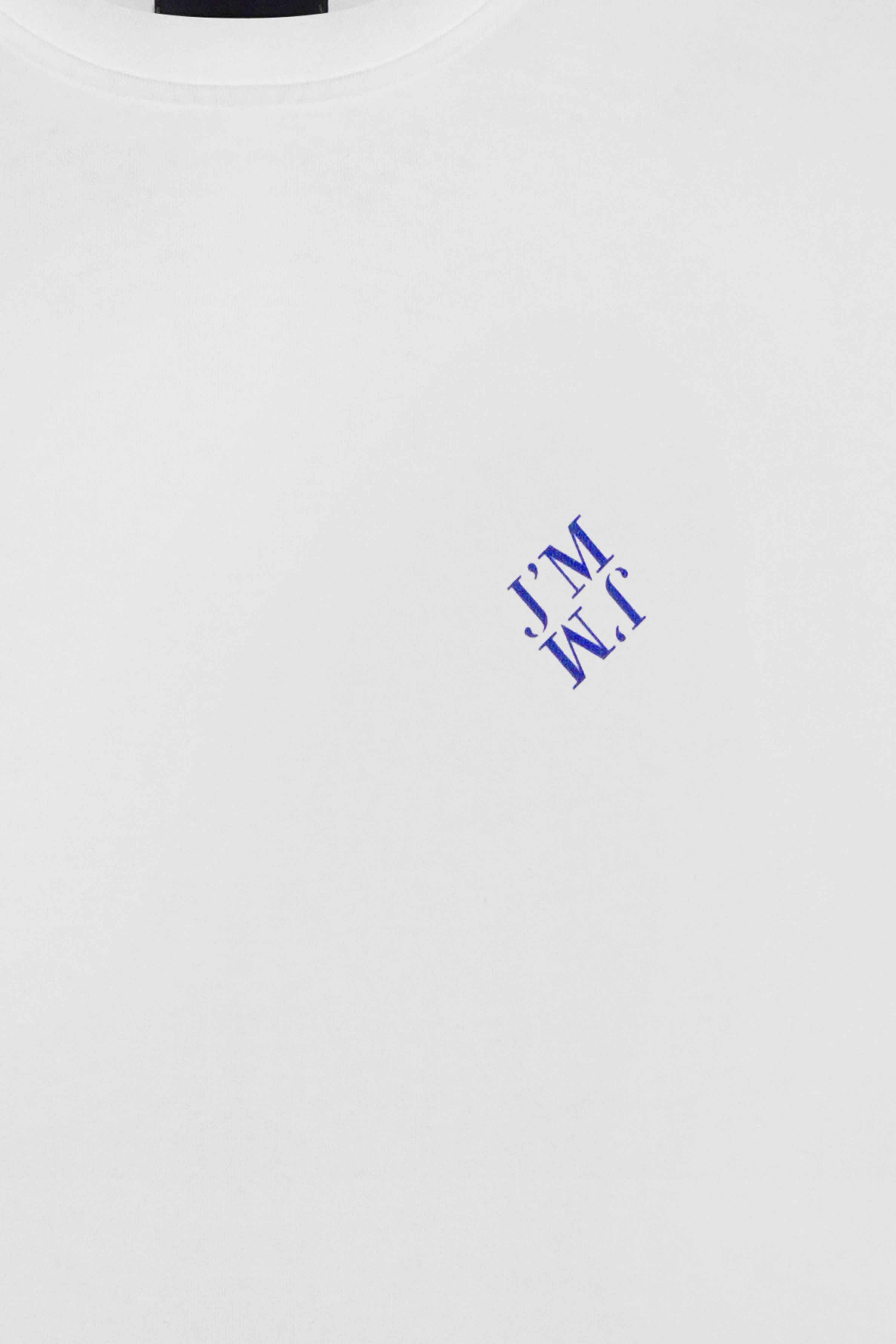 Regular fit t - shirt with Ocean Care illustration print. -WHITE