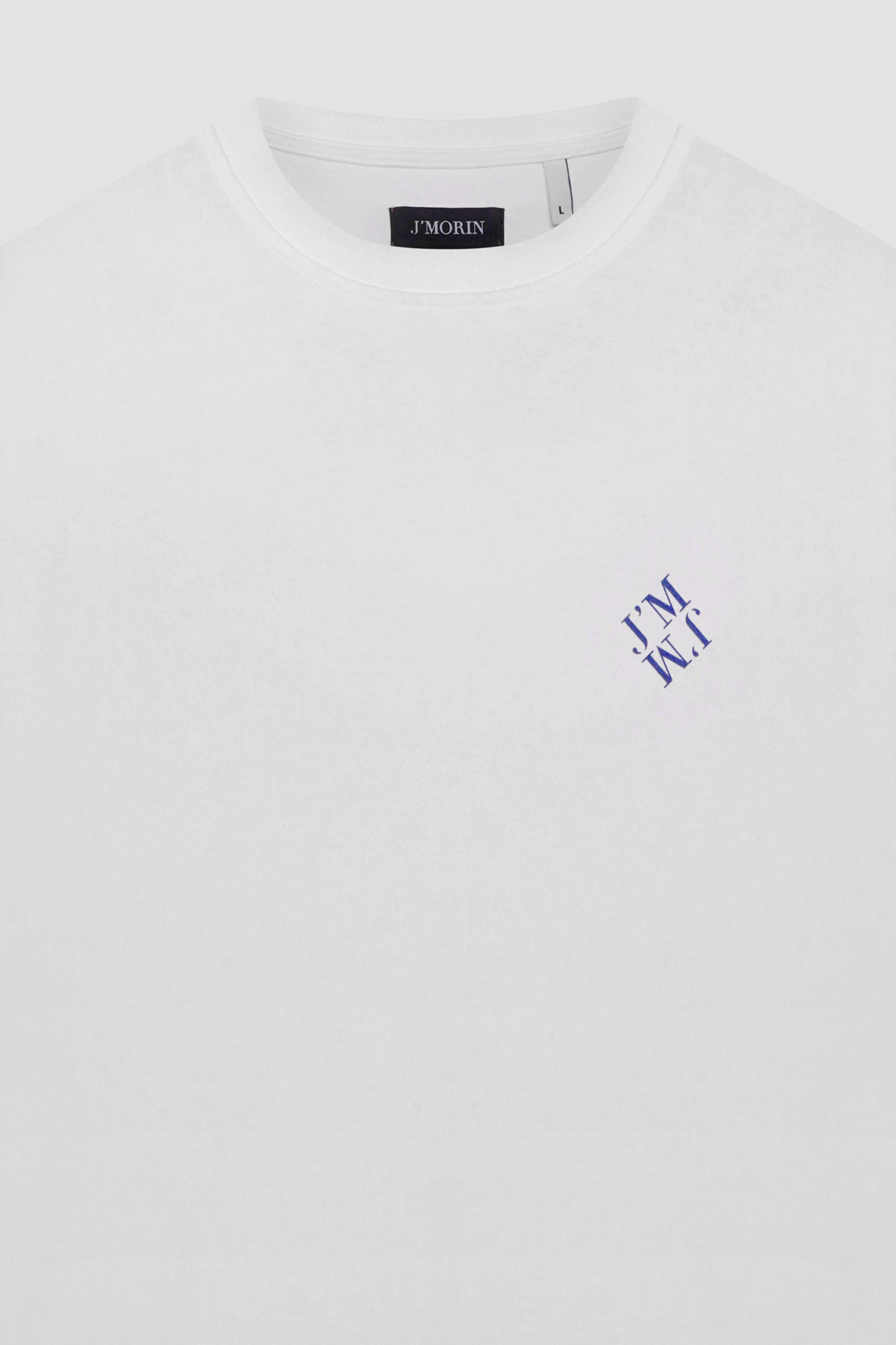 Regular fit t - shirt with Ocean Care illustration print. -WHITE